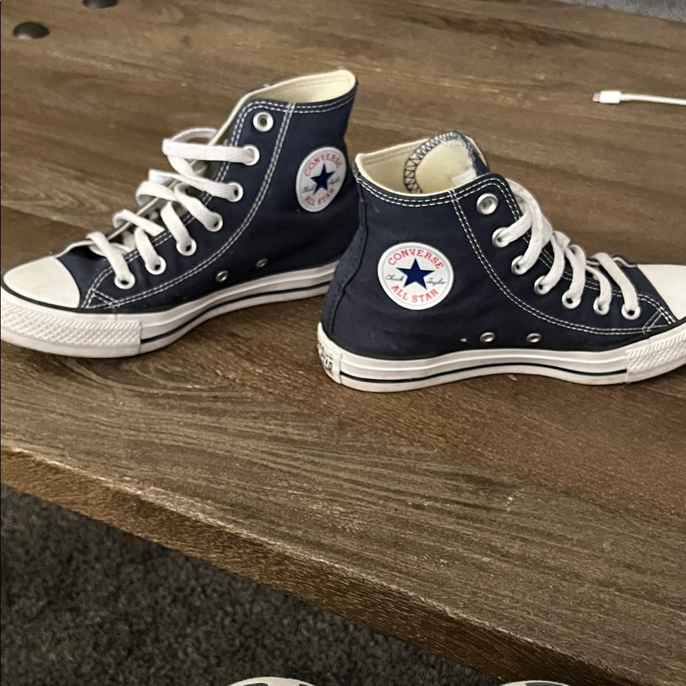 Converse Kids Sneakers - Navy and White